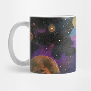 Planets in space Mug